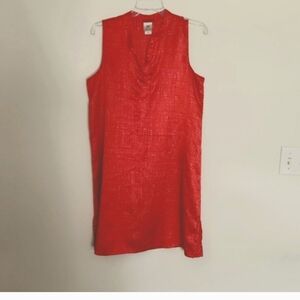NATORI Nightgown Lingerie Negligee Size Med Red & Pink, Like New! Worn 2x!